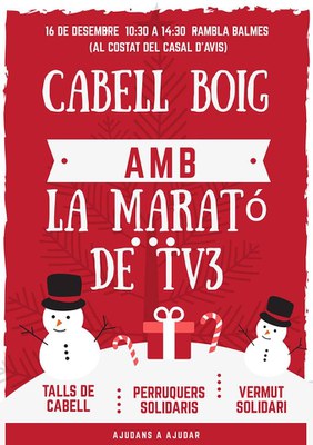 Tall de cabell i vermut solidari (a benefici de La Marató de TV3).