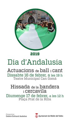  “Dia de Andalucia”: Missa rociera, hissada de bandera i cercavila.