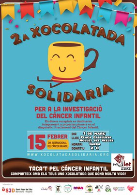2a Xocolatada Solidària (per a la investigació del càncer infantil).