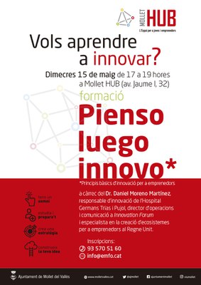 Formació Mollet HUB: Pienso luego innovo.