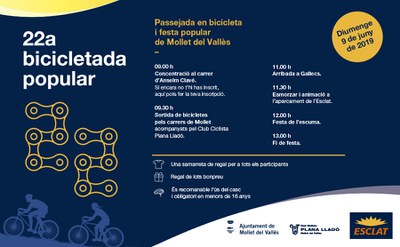 22a Bicicletada popular Esclat.