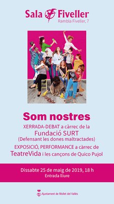 "SOM NOSTRES" Presentació de la Fundació SURT (Defensant les dones maltractades).