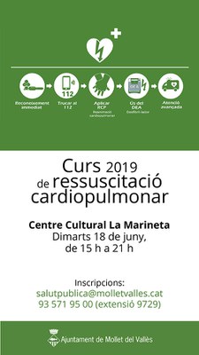 Curs 2019 de ressuscitació cardiopulmonar .