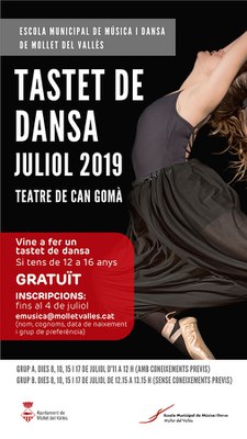 Tastet de Dansa.