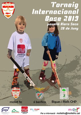Torneig internacional de hoquei base 2019: Mollet HC, SL Benfica i CHP Bigues i Riells.