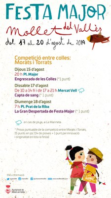 Festa Major 2019: Engrescada de les Colles.