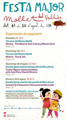 Festa Major 2019: Concert a la terrassa del Museu amb Tina & Joe.