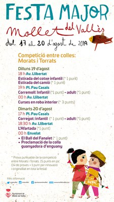 Festa Major 2019: Estirada del cotxe infantil.