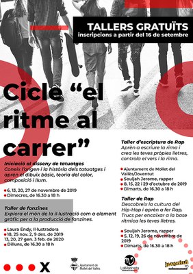 Inscripcions als tallers gratuïts: Cicle “el ritme al carrer” .