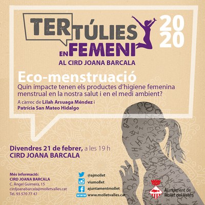 Tertúlia en femení: Eco-menstruació.