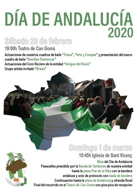 “Dia de Andalucía”: Missa, cercavila i hissada de la  bandera d’Andalusia.