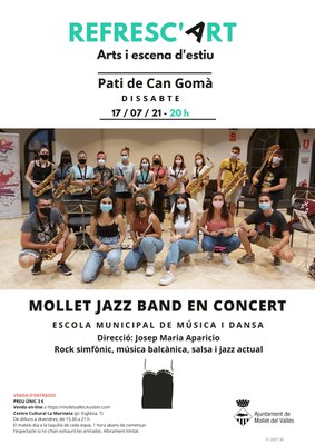 REFRESC'ART: MOLLET JAZZ BAND EN CONCERT.