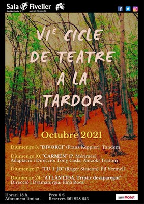 VIè Cicle de Teatre a la Tardor: "Atlantida. Tríptic desaparegut".