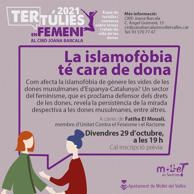 Tertúlies en Femení: "Islamofòbia de gènere".