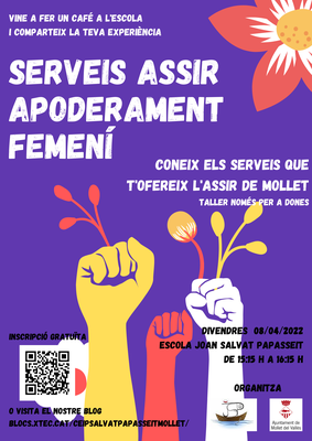 Xerrada: Serveis Assir. Apoderament femení: Coneix els serveis que t'ofereix l'Assir de Mollet.