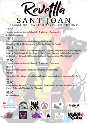 Revetlla de Sant Joan 2022: Sardanes (2a part) a càrrec de la Cobla Sabadell.