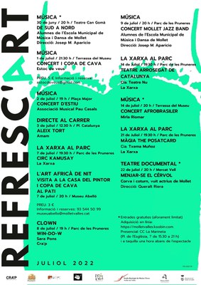 REFRESC'ART: Concert Final de Curs de l'Associació Musical Pau Casals.