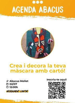 Crea i decora la teva màscara amb cartó!.