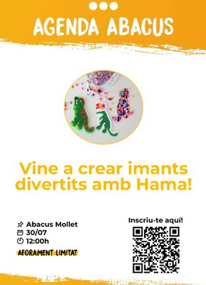 Vine a crear imants divertits amb Hama.