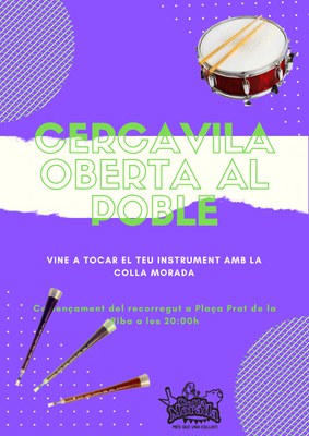 FESTA MAJOR 2022: Cercavila oberta al poble - Prenem els carrers amb la Colla Morada!.