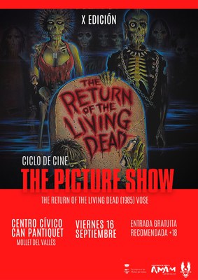 The Picture Cinema Cineforum: "The return of the living dead", dirigida per Dam O'Banon l'any 1985.