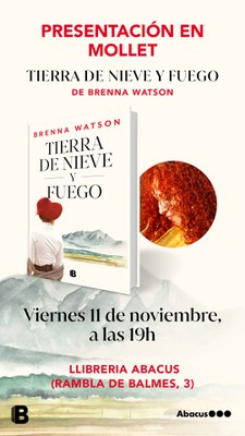Presentació del llibre "Tierra de nieve y fuego" amb Brenna Watson i Ester Usarralde.