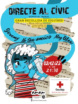 Directe al Cívic Especial Nadal: Gran Recollida de Joguines.