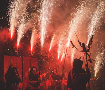 40 Aniversari de Diables de Mollet: Correfoc.