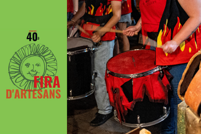 Cercavila de tabals amb ball de Diables.