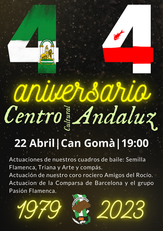 Cartell 44 aniversari