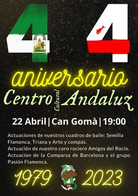 Cartell 44 aniversari