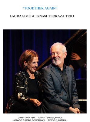 Concert de jazz de Sant Vicenç: "Together again". Laura Simó & Ignasi Terraza Trio.