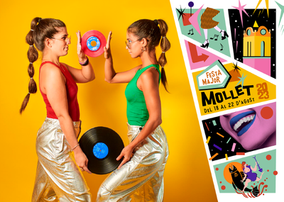 Animació infantil amb DJ, amb funcionament de l'arc d'aigua.
