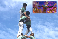 Assaig especial de Festa Major dels Castellers de Mollet