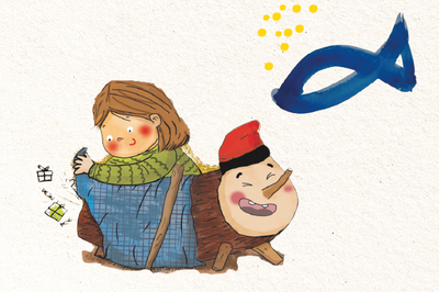 Tió de Nadal.