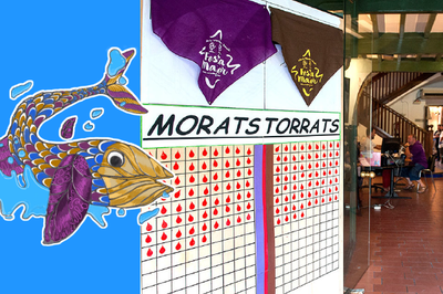 Entrada a la capta de sang.