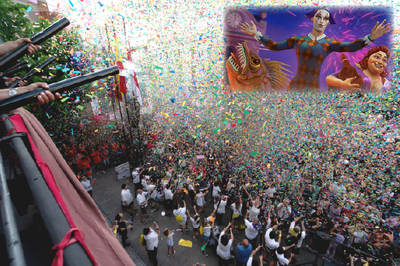 Cerimònia d'inici de Festa Major. Pregó a càrrec de Pep Plaza i a continuació La Barrilada.