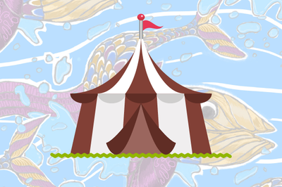 Pictograma d'una carpa de circ.
