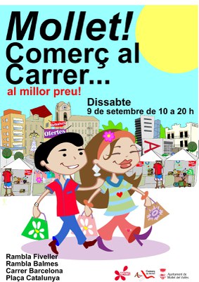 Mollet! Comerç al carrer....