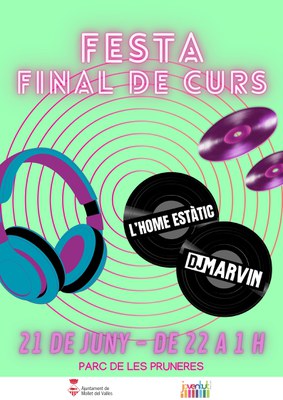Concert de final de curs amb DJ Marvin i DJ L'home Estàtic.