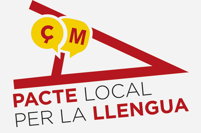 Logo del Pacte per la Llengua de Mollet.