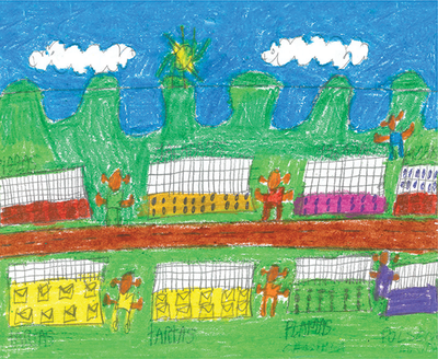 Dibuix infantil de la fira.