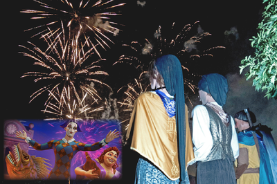 Els Gegants van als focs.