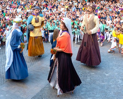 Final de festa de la XXIX Trobada de Gegants.