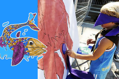 Nen fent una prova de la Gimcana.