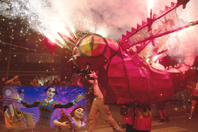 Invocació de l'Espurna i correfoc infantil.