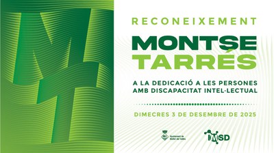 Publicitat reconeixement Montse Tarrés