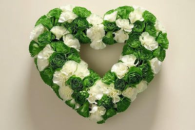 Cor de clavells blancs i verds.