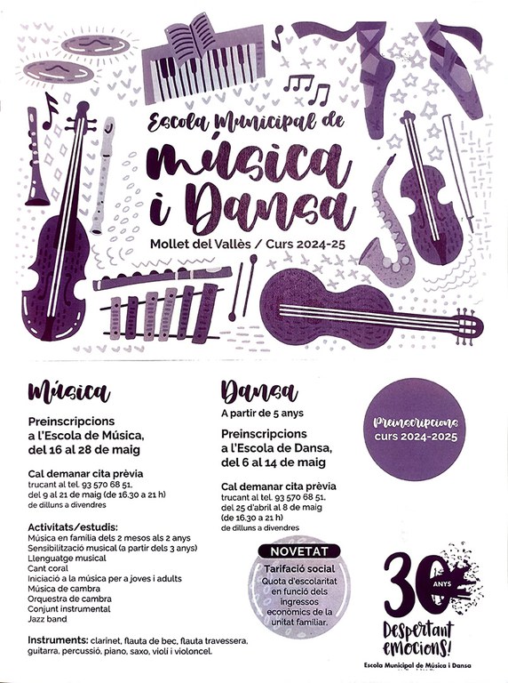 Fulletó inscripcions