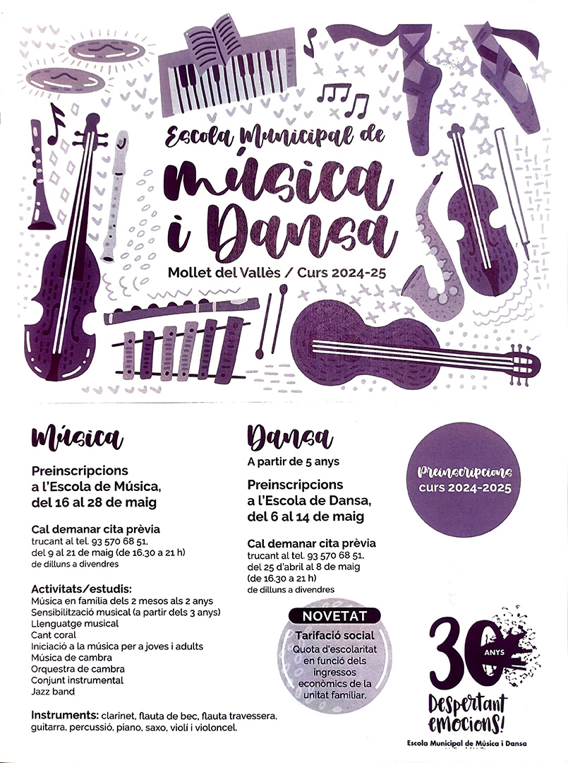 Fulletó inscripcions